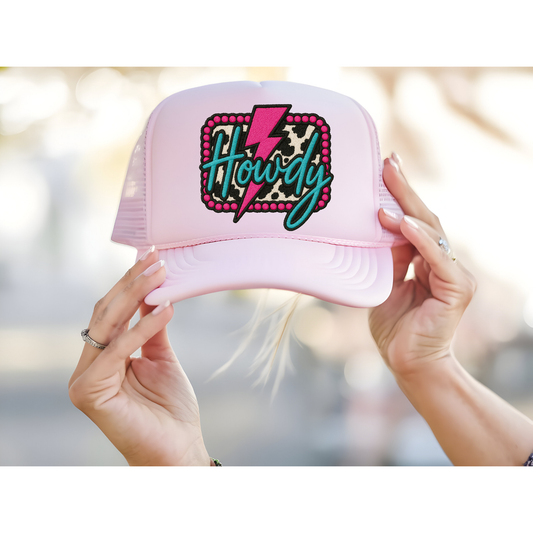 Howdy DTF transfer B356