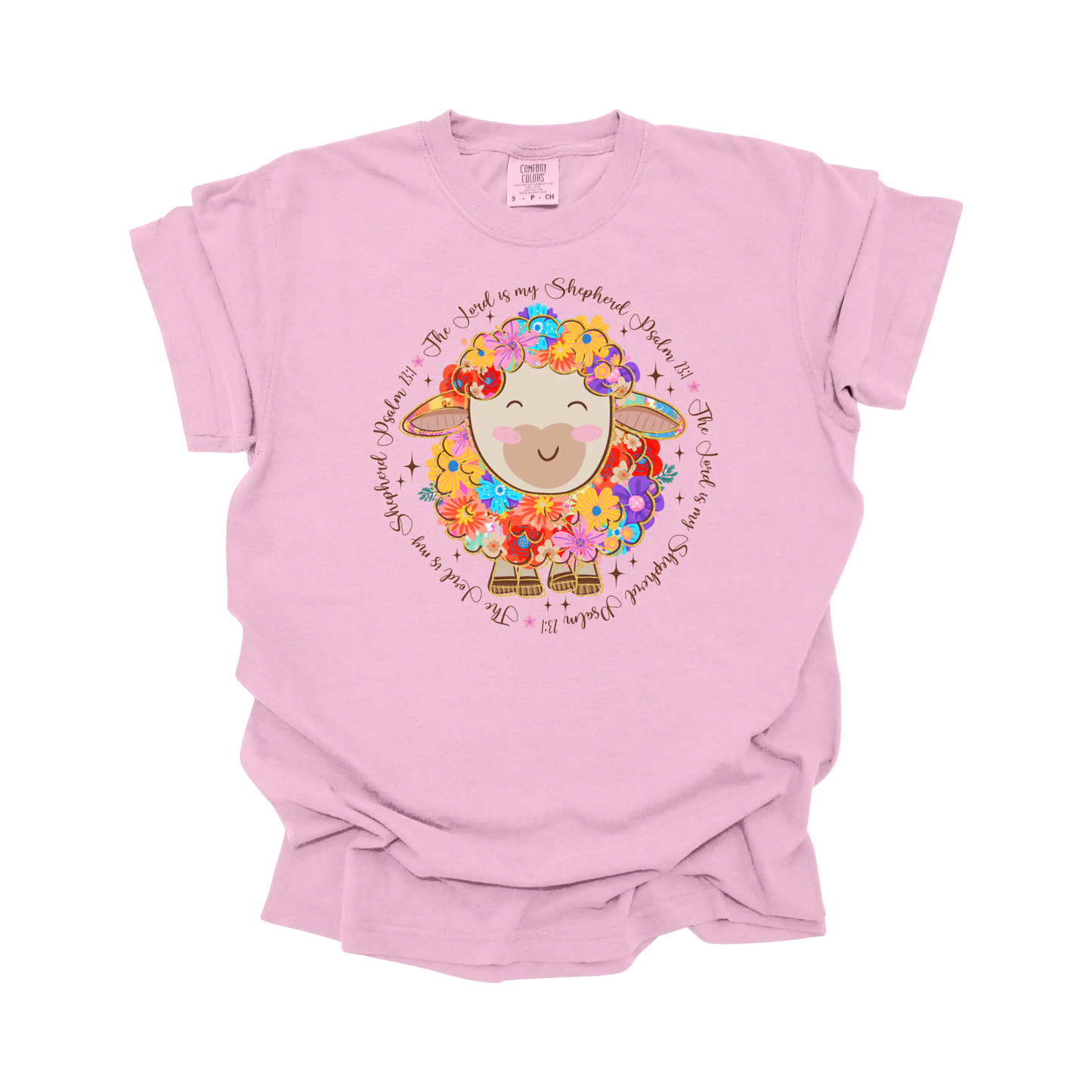 Floral Sheep DTF Transfer W60