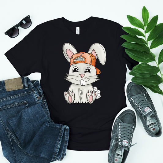 Bunny with hat DTF transfer W8