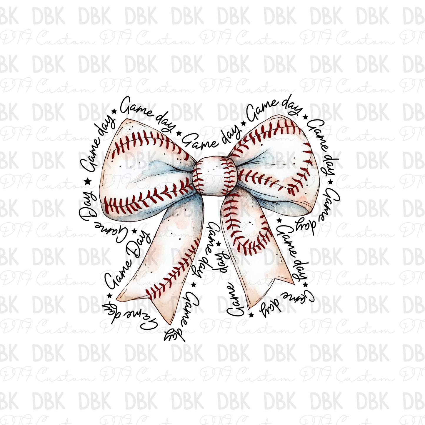 Baseball Game Day DTF Transfer C224
