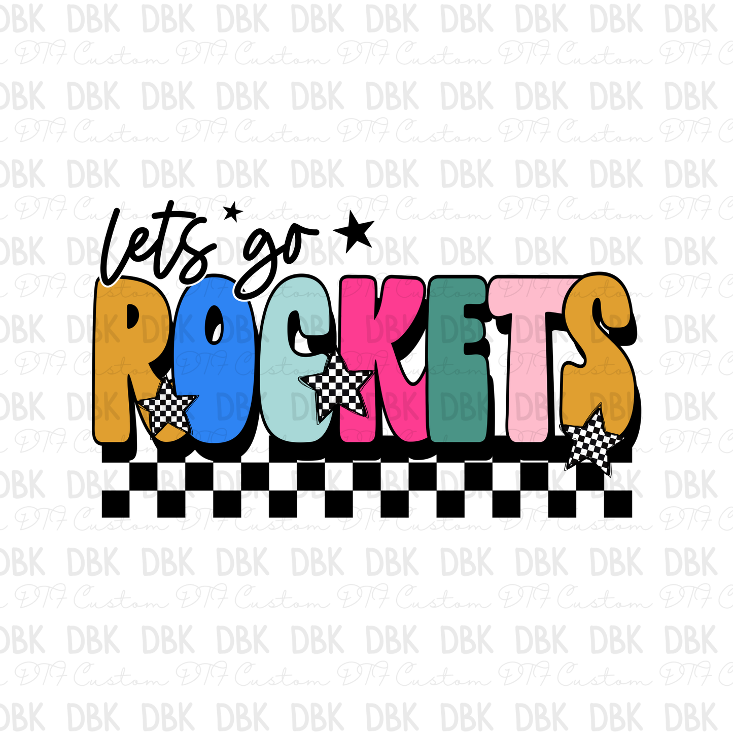 Rockets DTF Transfer