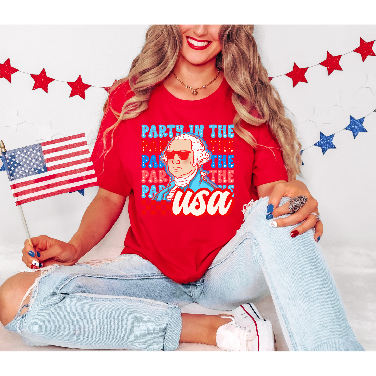 Party in the USA DTF Transfer