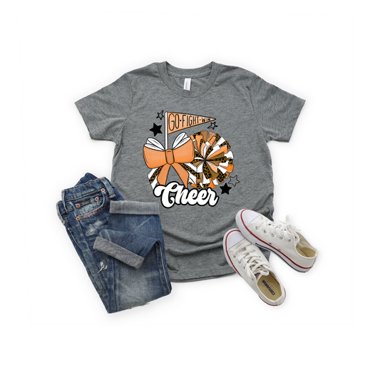 Orange Cheer DTF transfer C94