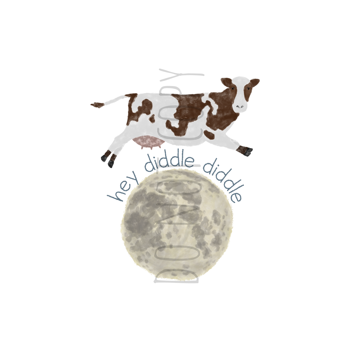 Hey diddle diddle DTF transfer