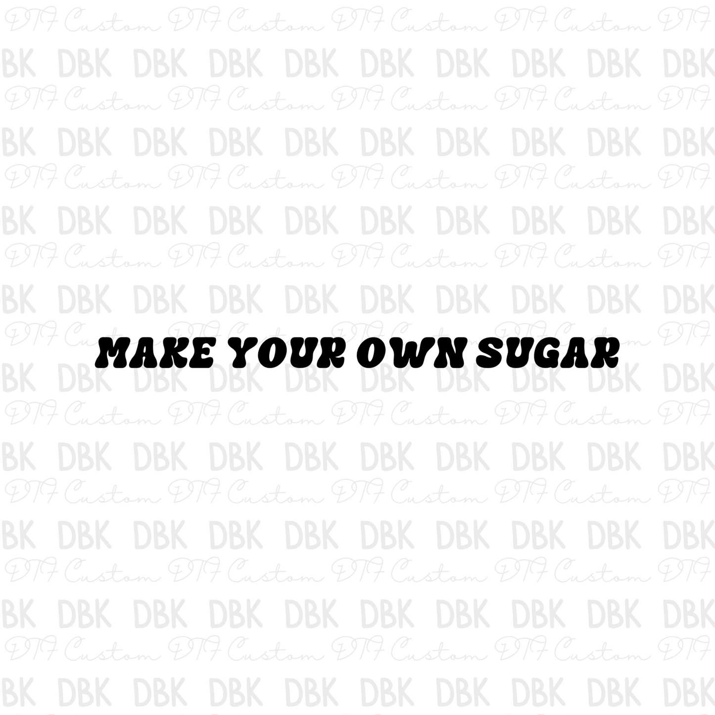 Make your own sugar DTF Transfer I97