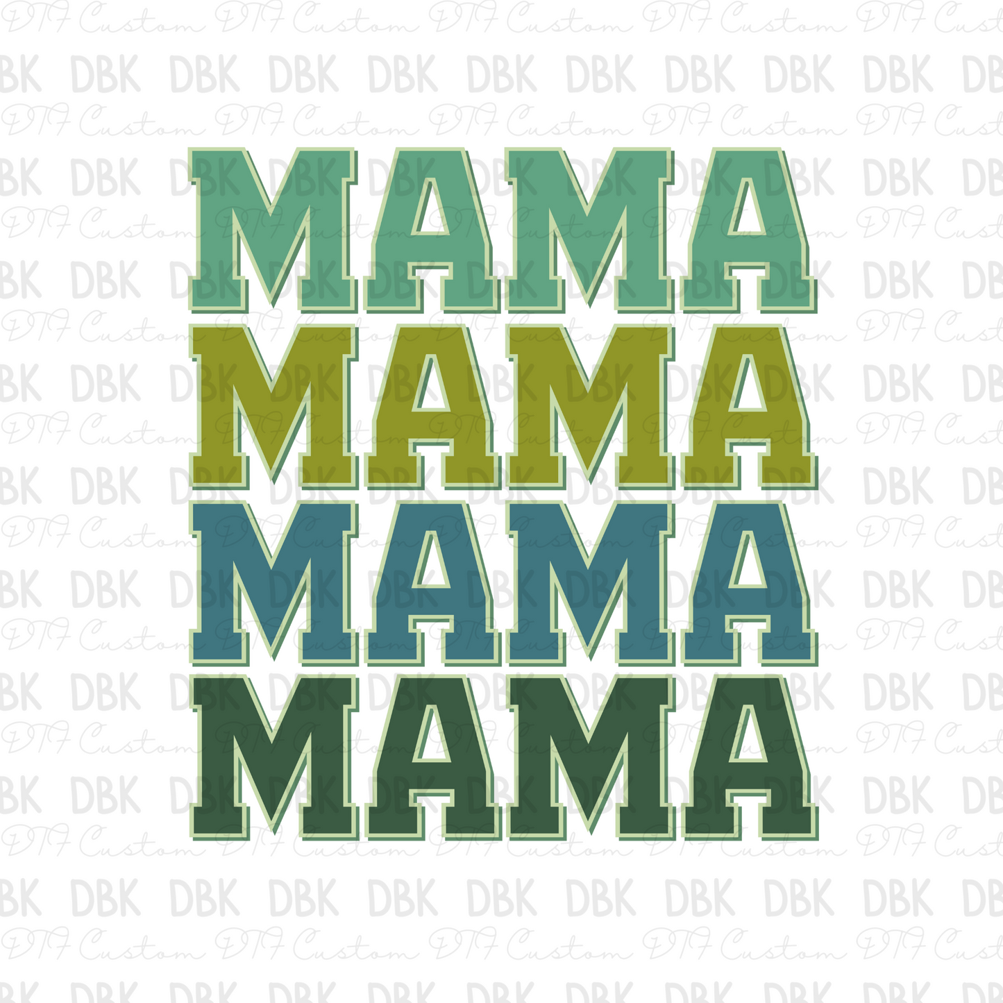 MAMA Green DTF Transfer N54