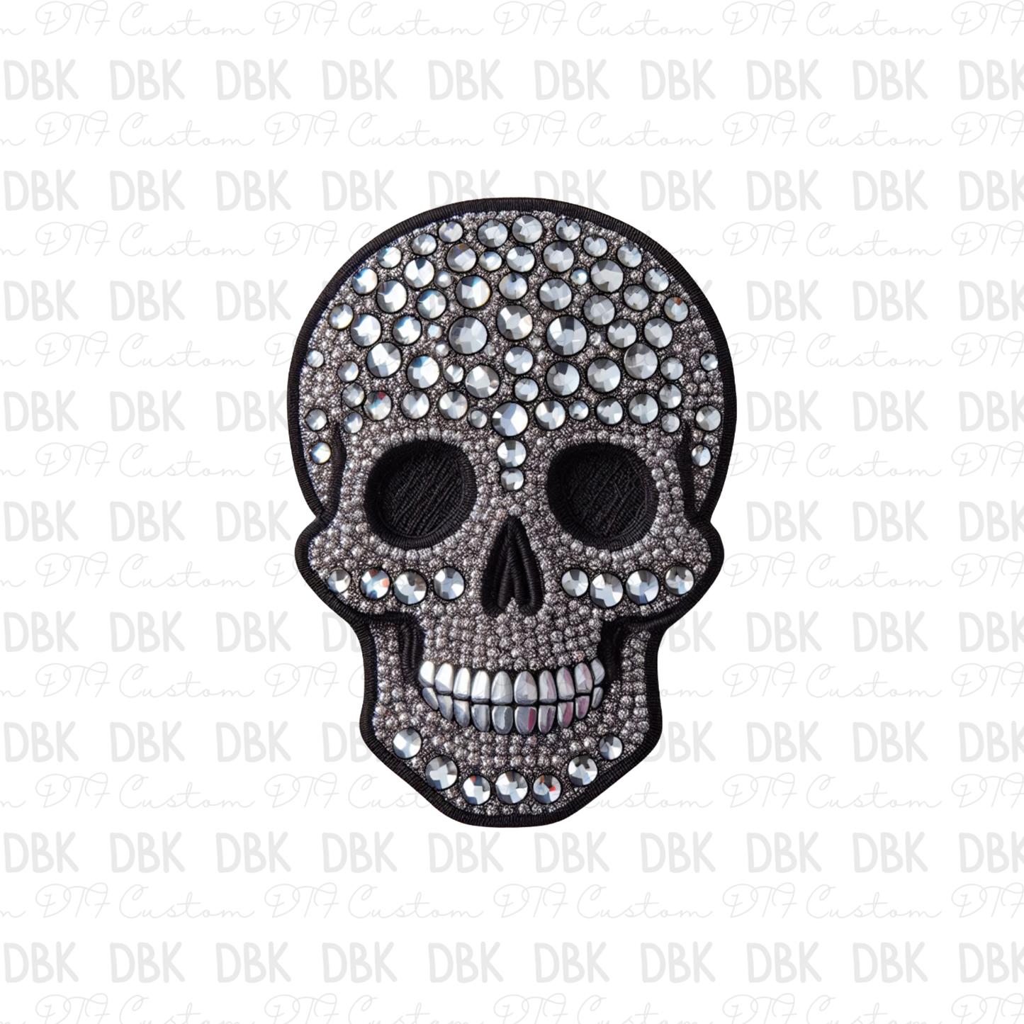 Skull DTF transfer B362