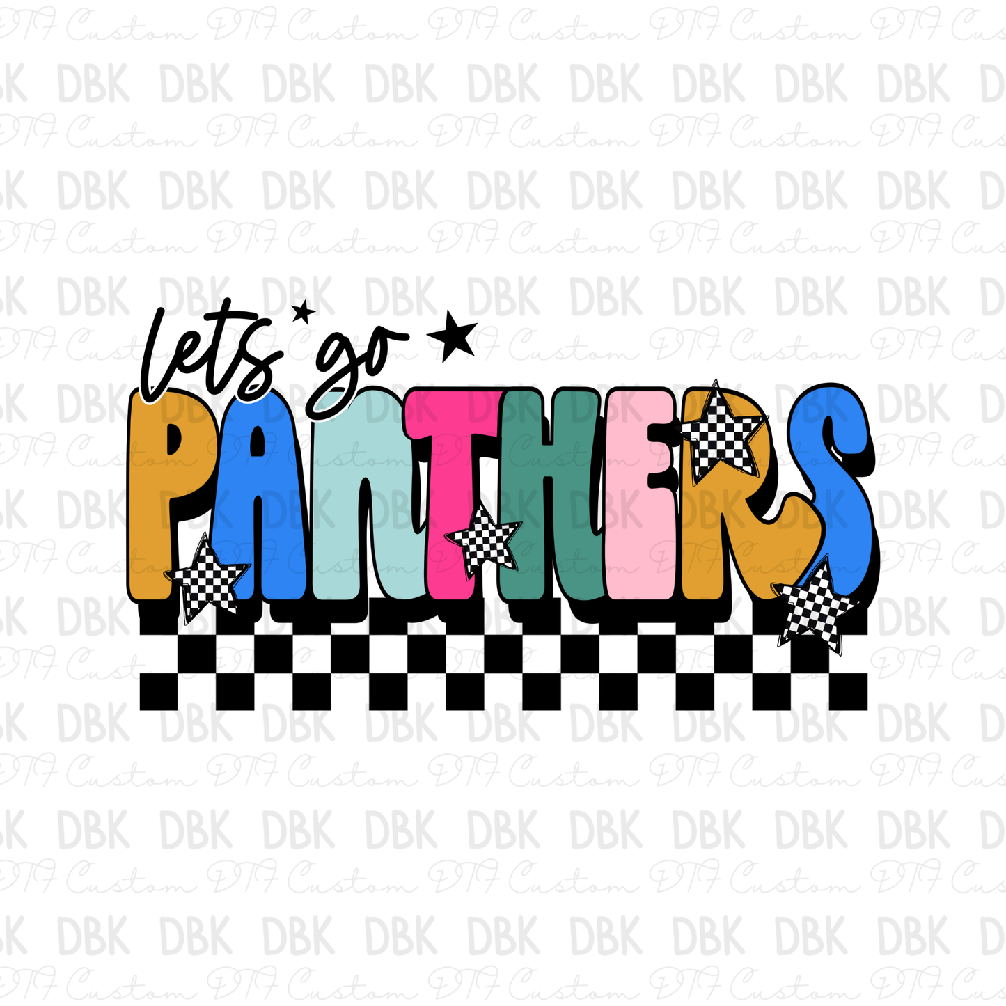 Panthers DTF Transfer