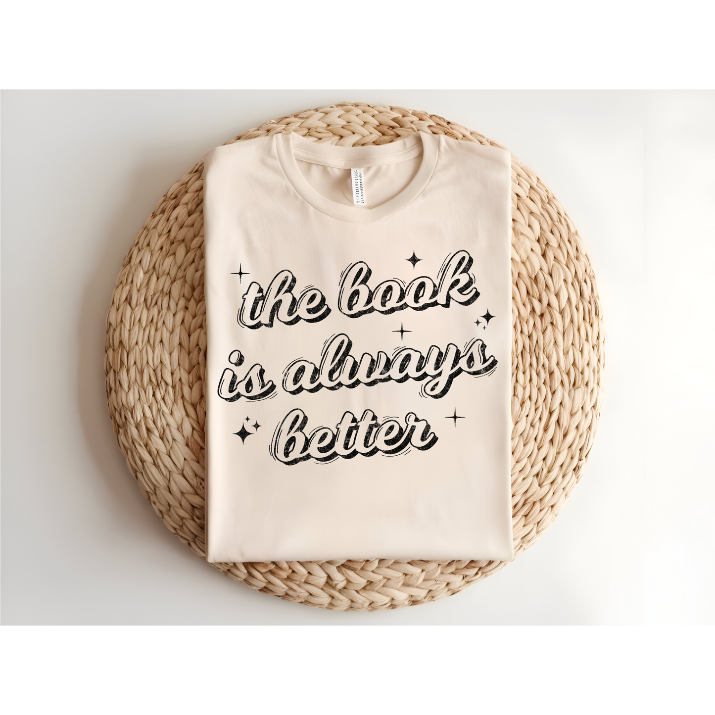 The Book is always better DTF Transfer BLACK D32