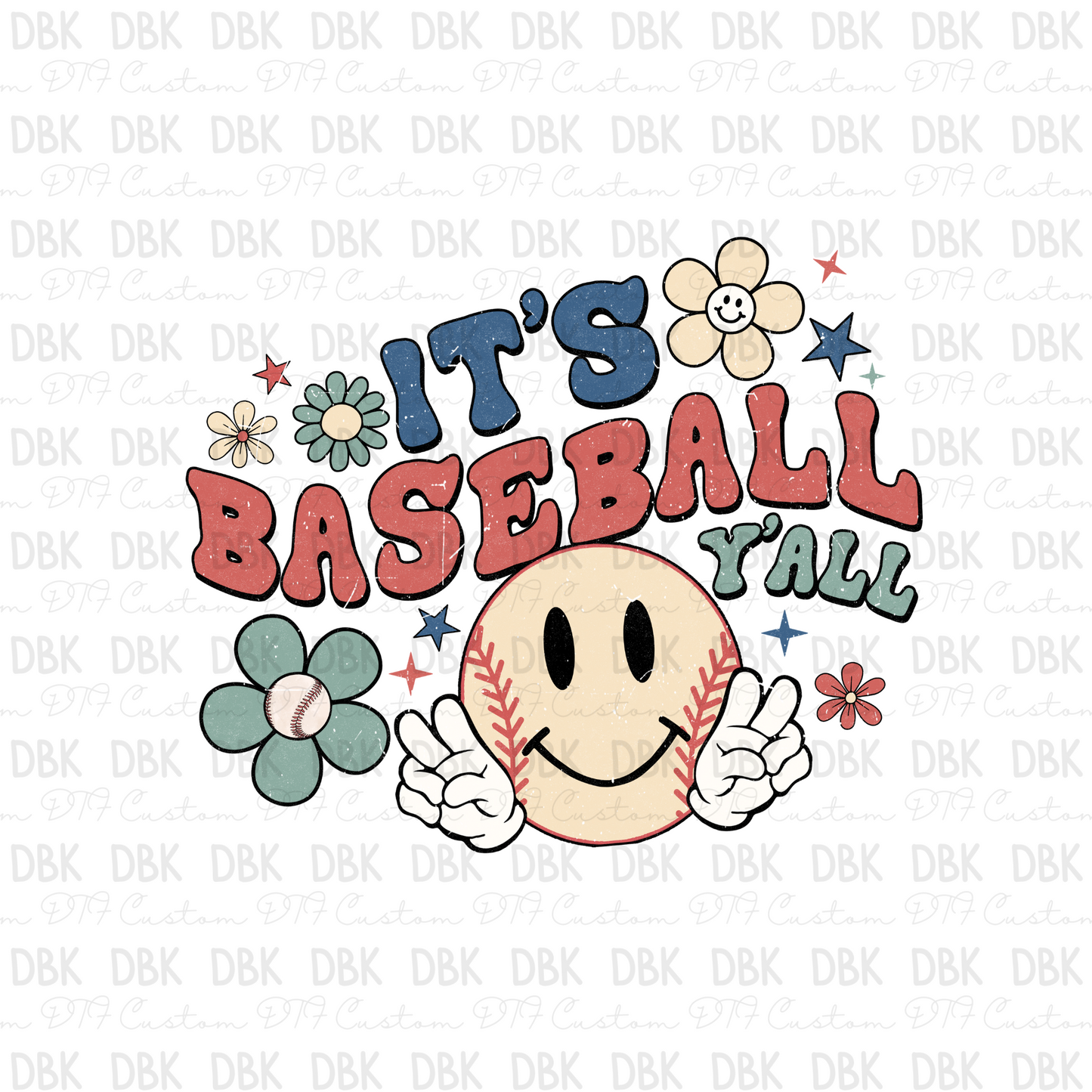 Its baseball Yall DTF transfer C57