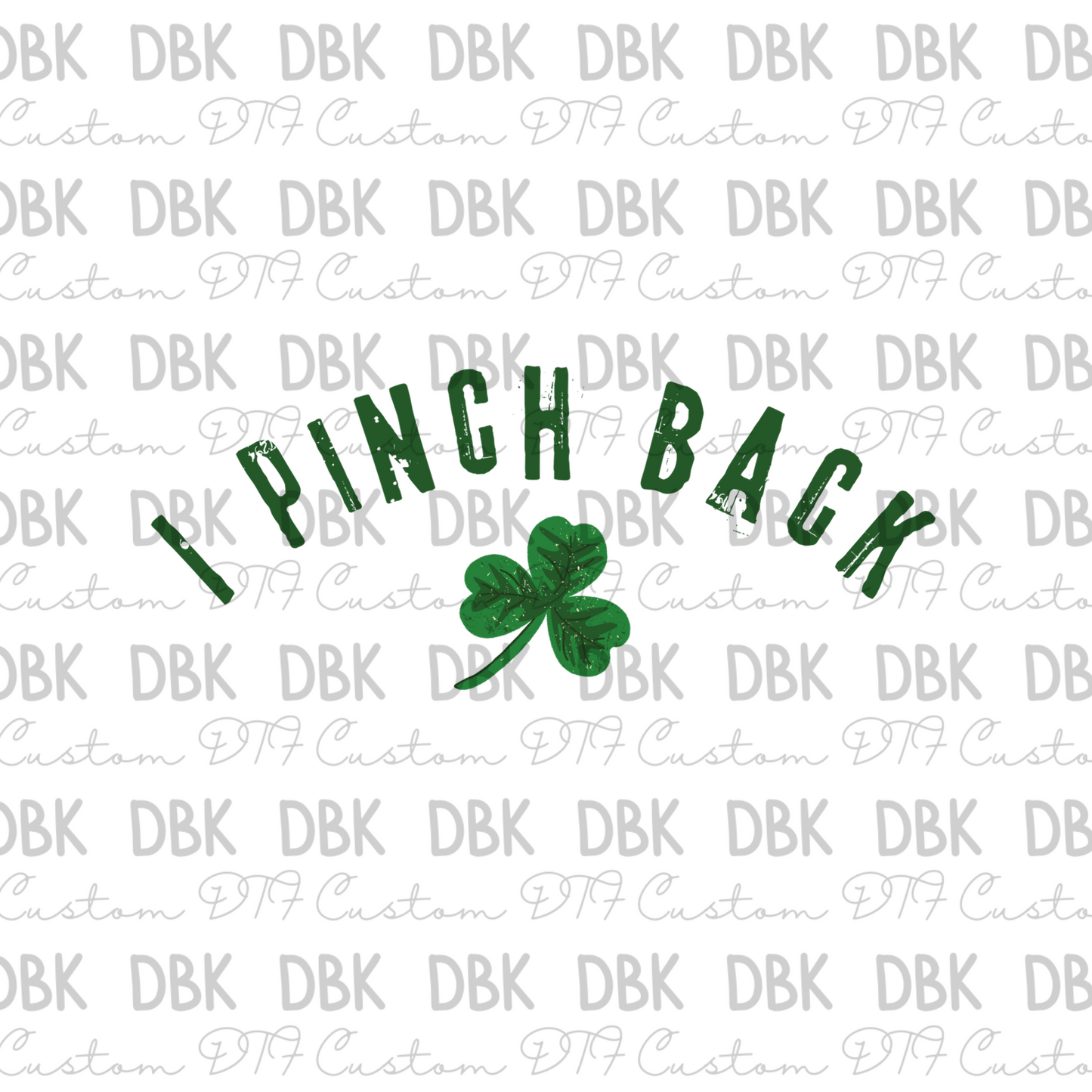 I pinch back DTF transfer O8