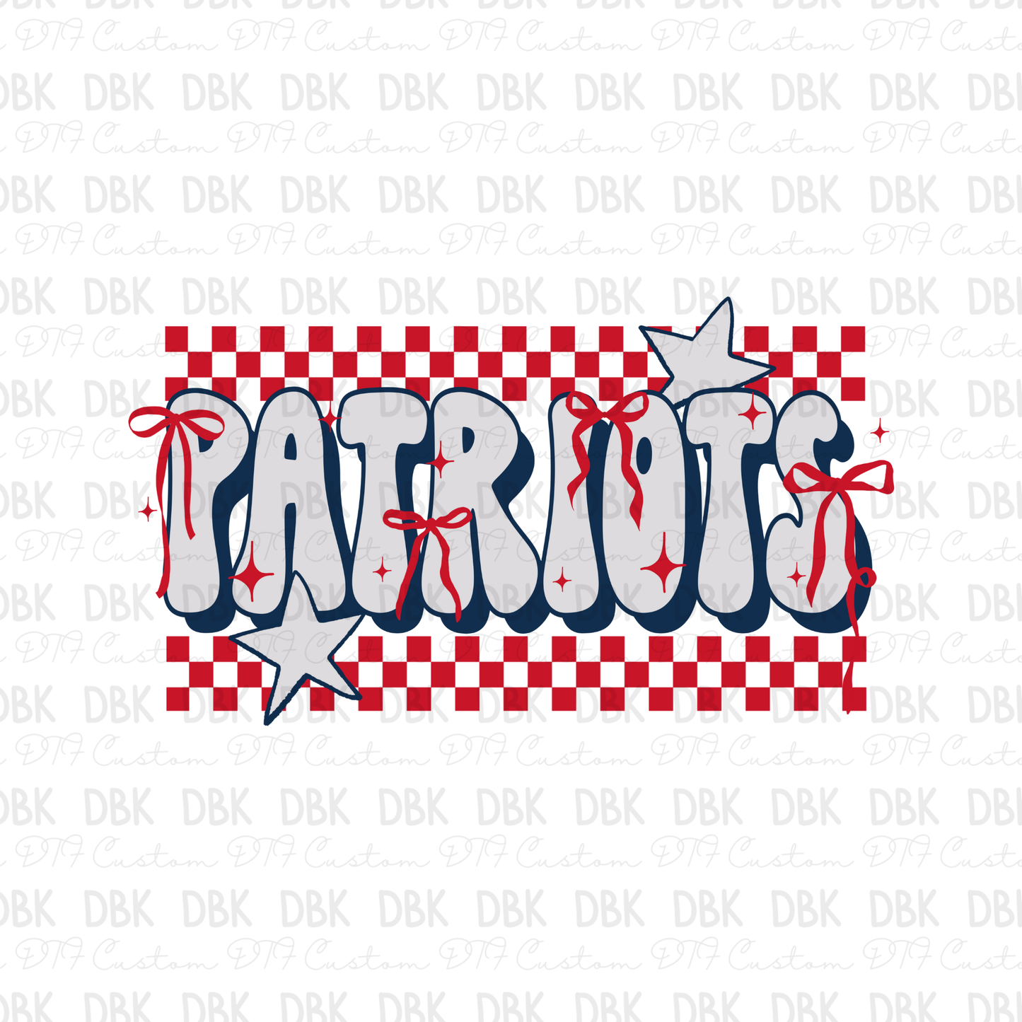 Patriots DTF Transfer