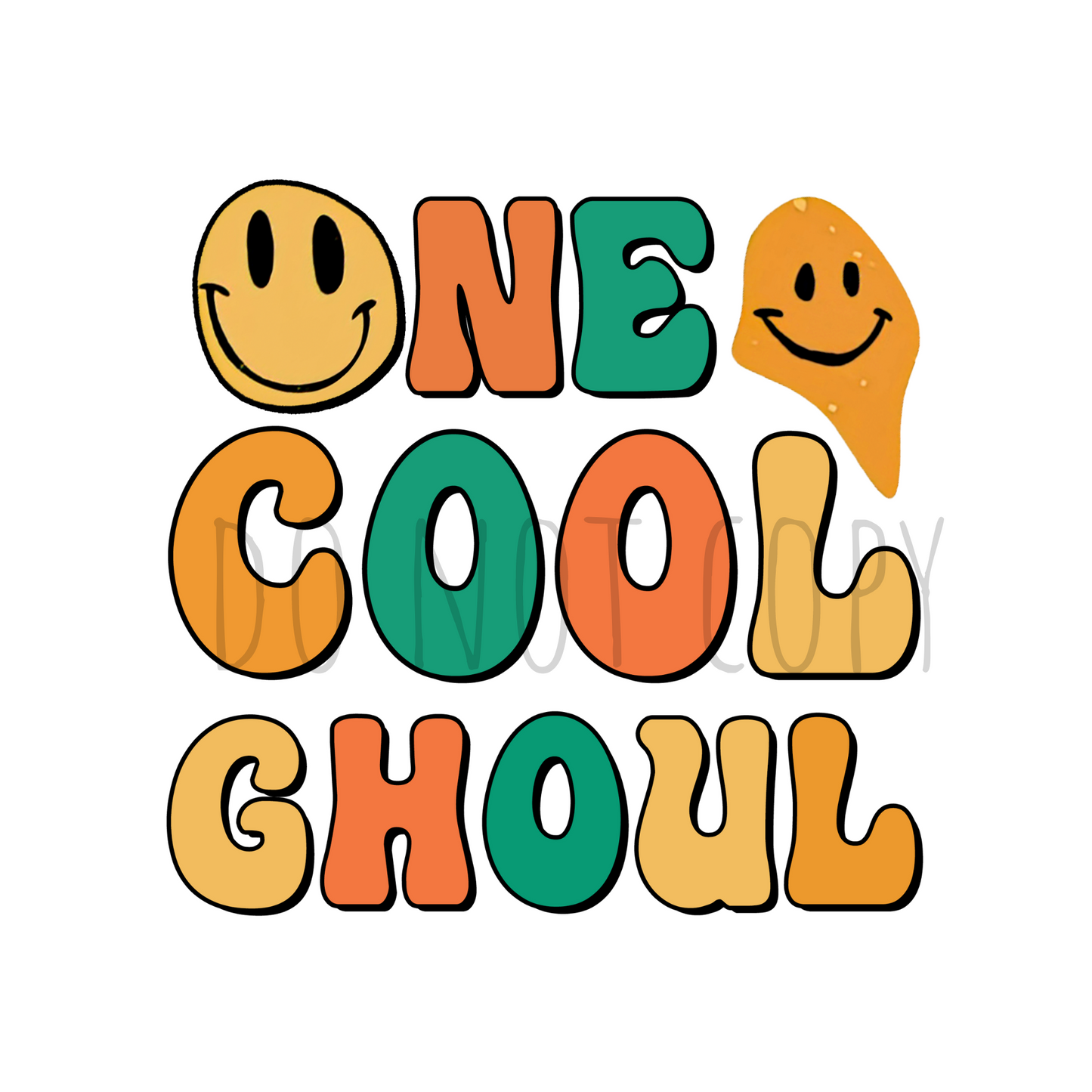 One Cool Ghoul DTF transfer H35