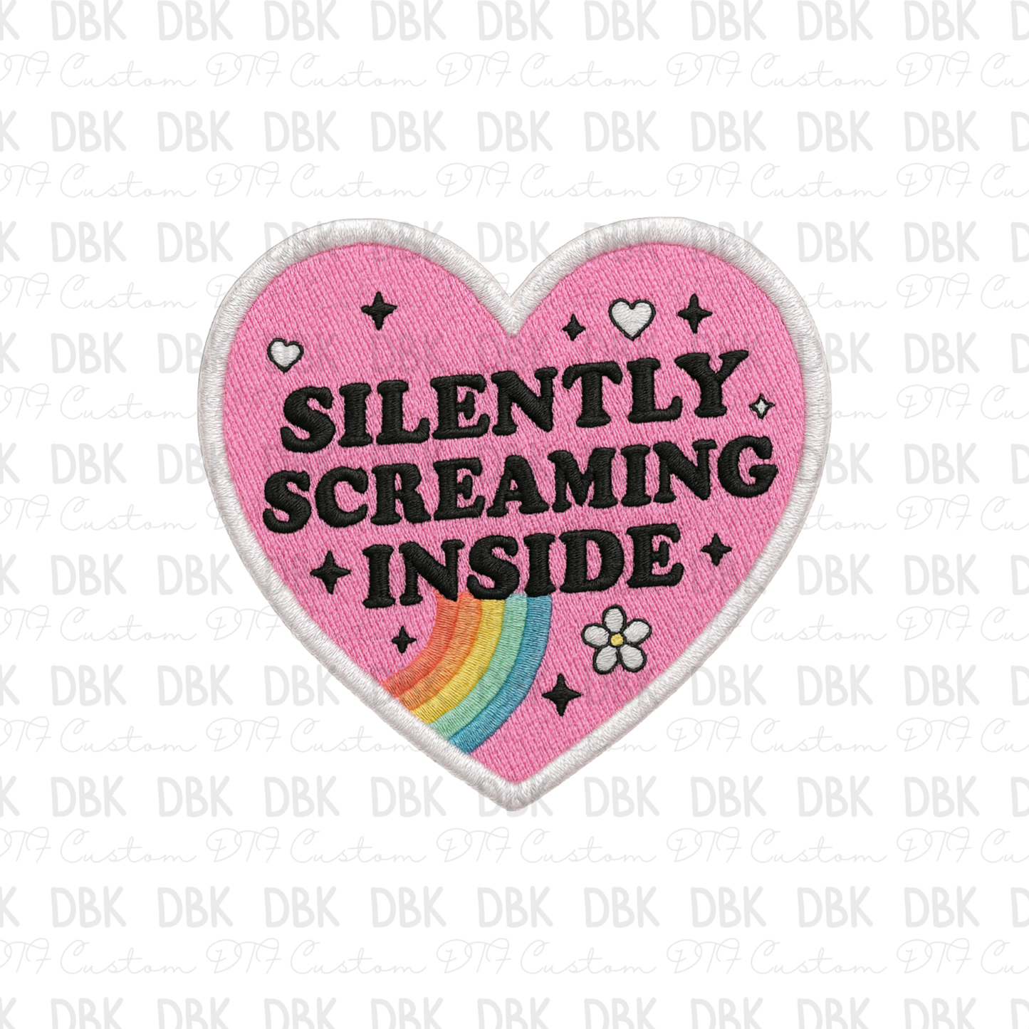 Silently Screaming inside DTF transfer B368