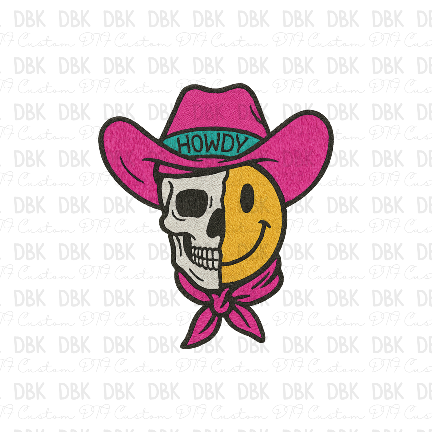 Howdy DTF transfer B370
