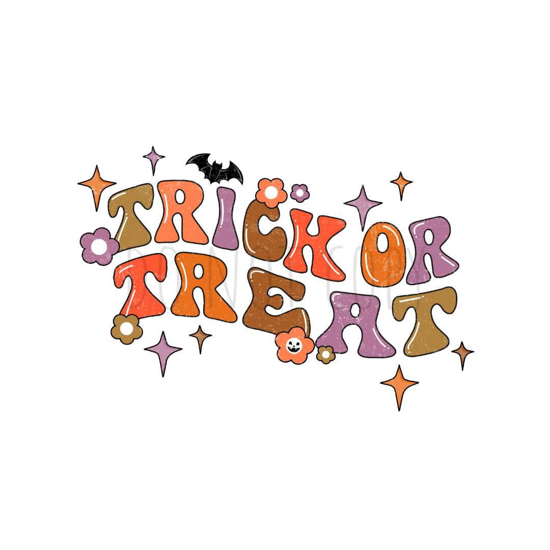 Trick or Treat DTF transfer H57