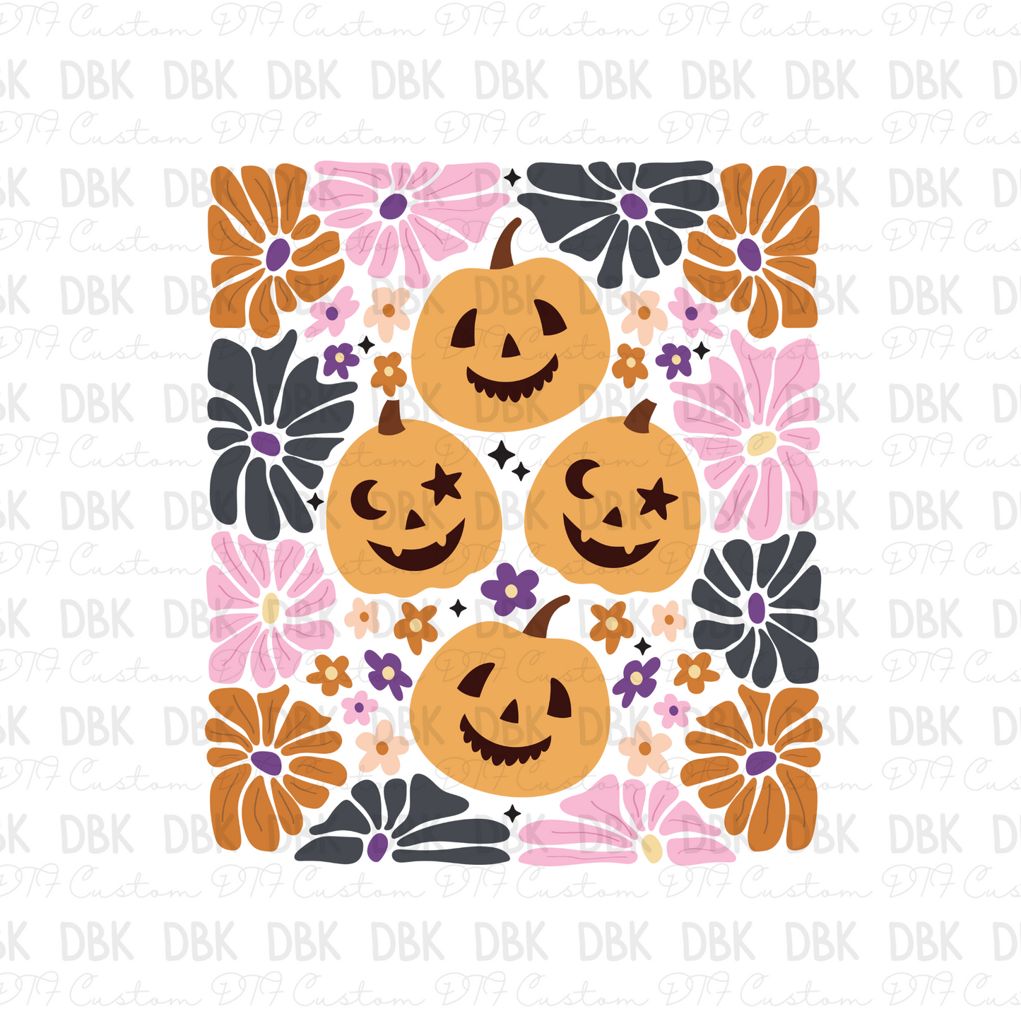 Pumpkins DTF Transfer H217
