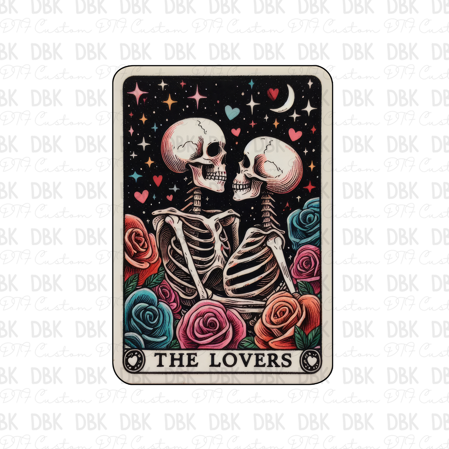 The lovers Tarot DTF transfer