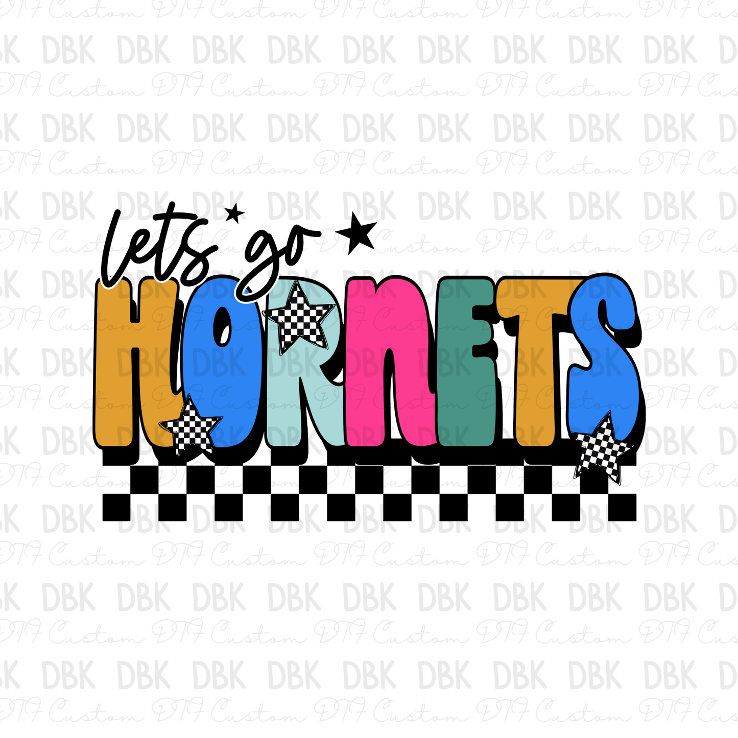 Hornets DTF Transfer