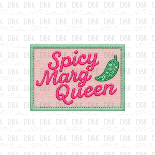 Spicy Marg Queen DTF transfer B373