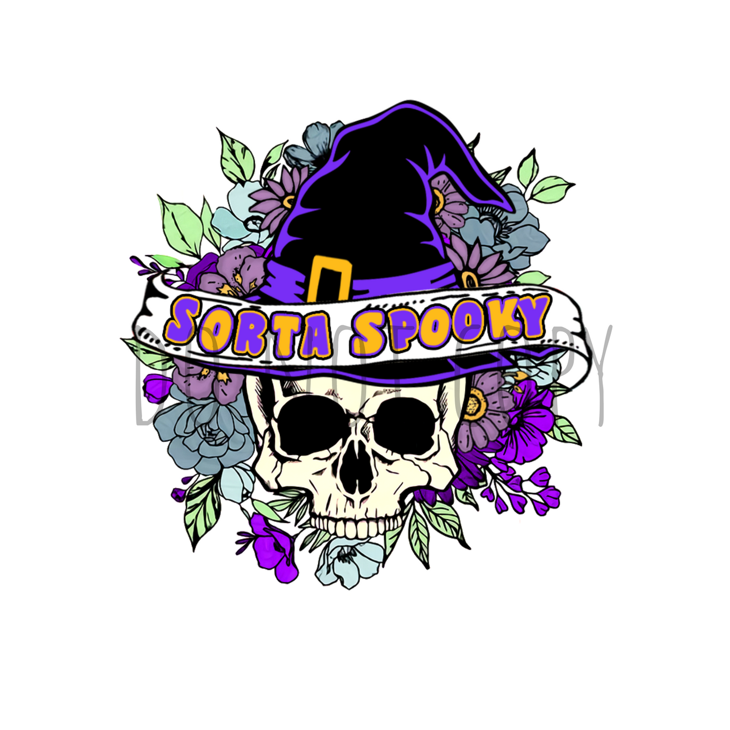 Sorta Spooky DTF transfer H38