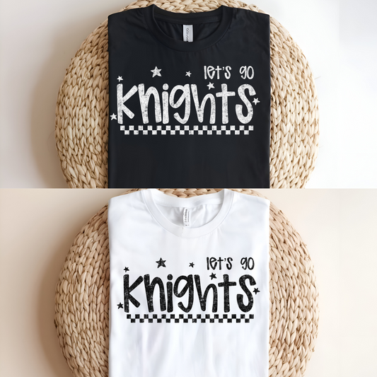 KNIGHTS DTF Transfer BLACK M186