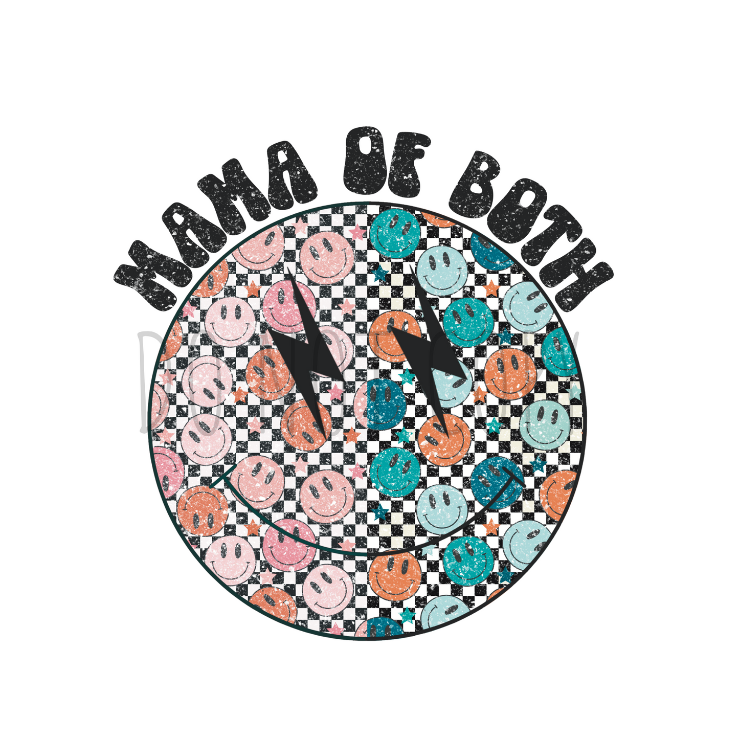 Mama of Both DTF transfer N147