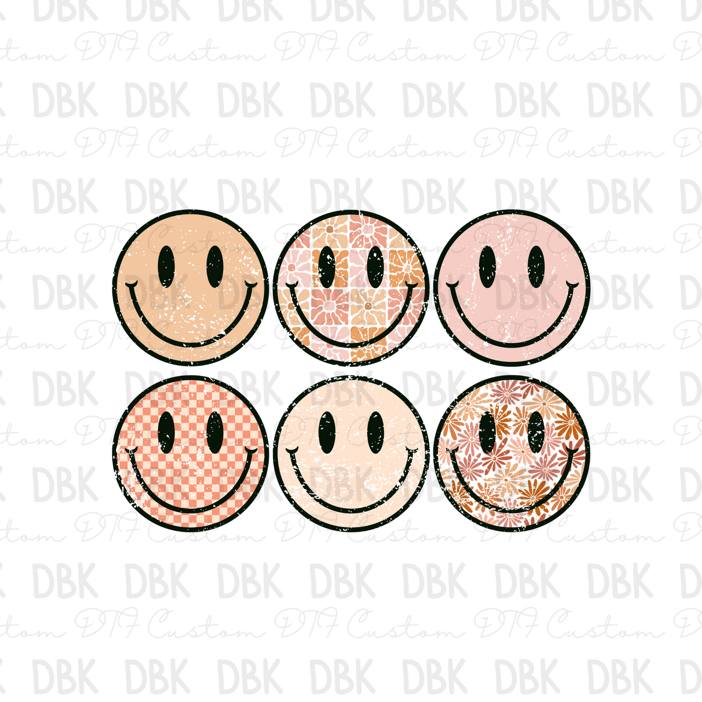 Smilies DTF Transfer