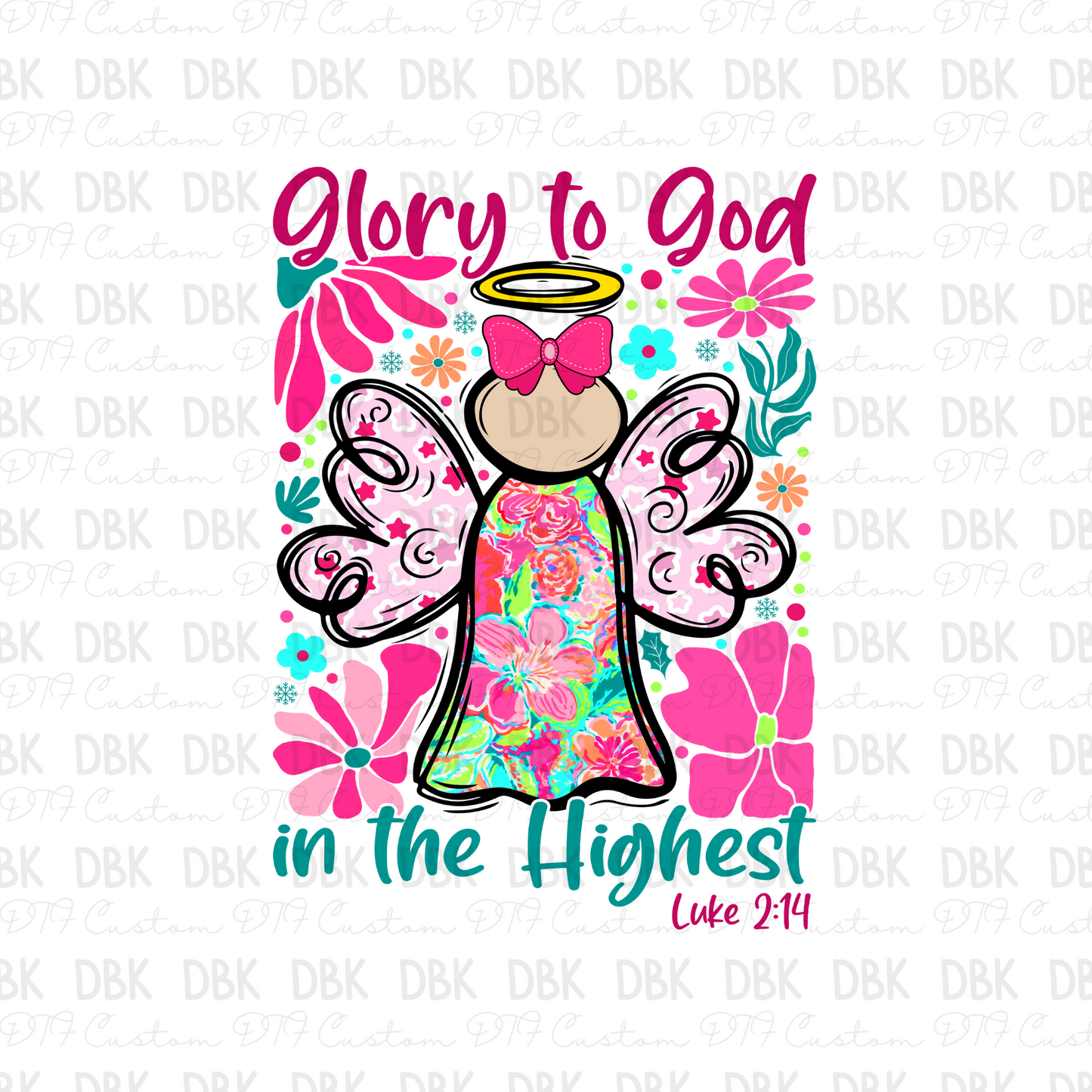 Glory to god DTF transfer FT160