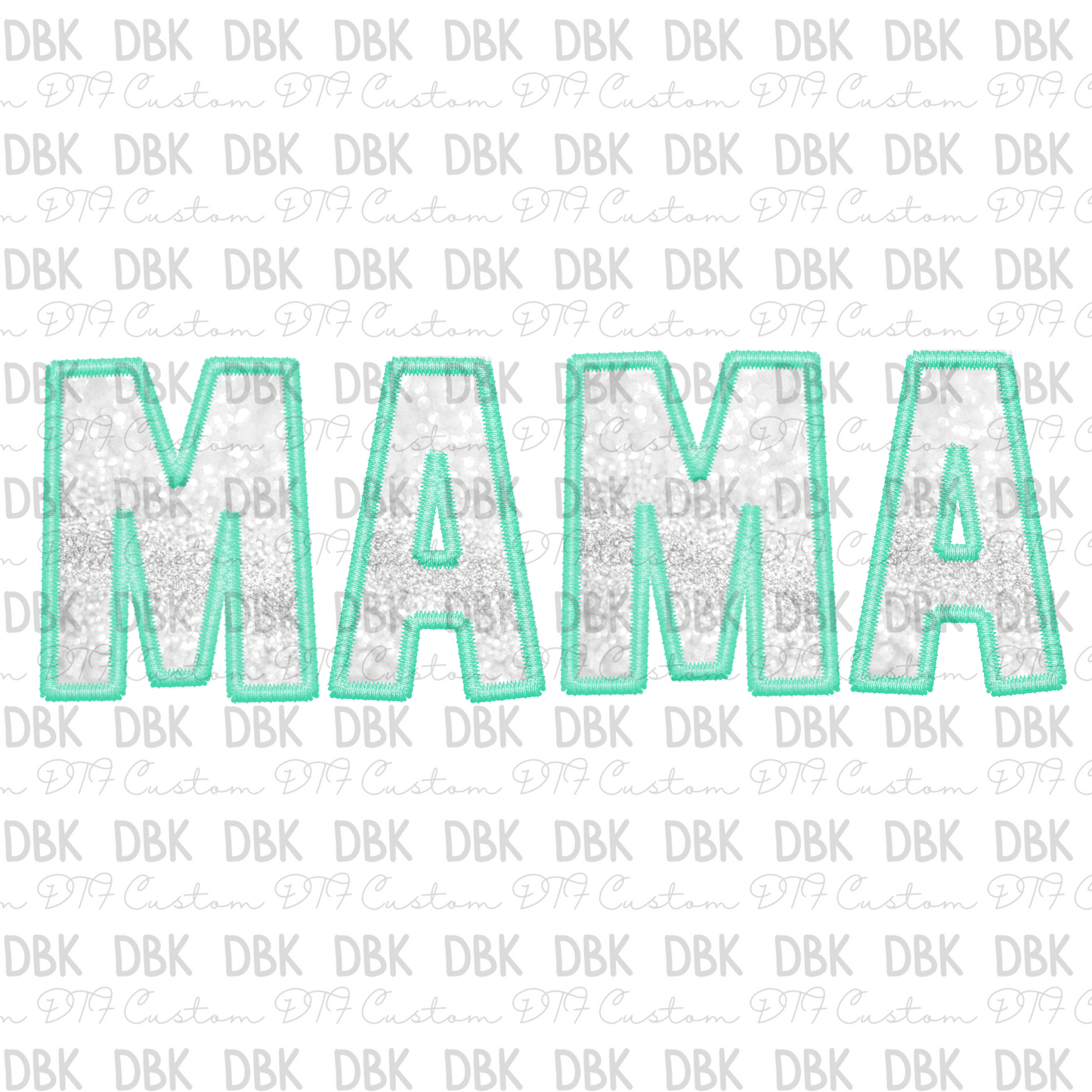 MAMA Snowflake DTF transfer N131