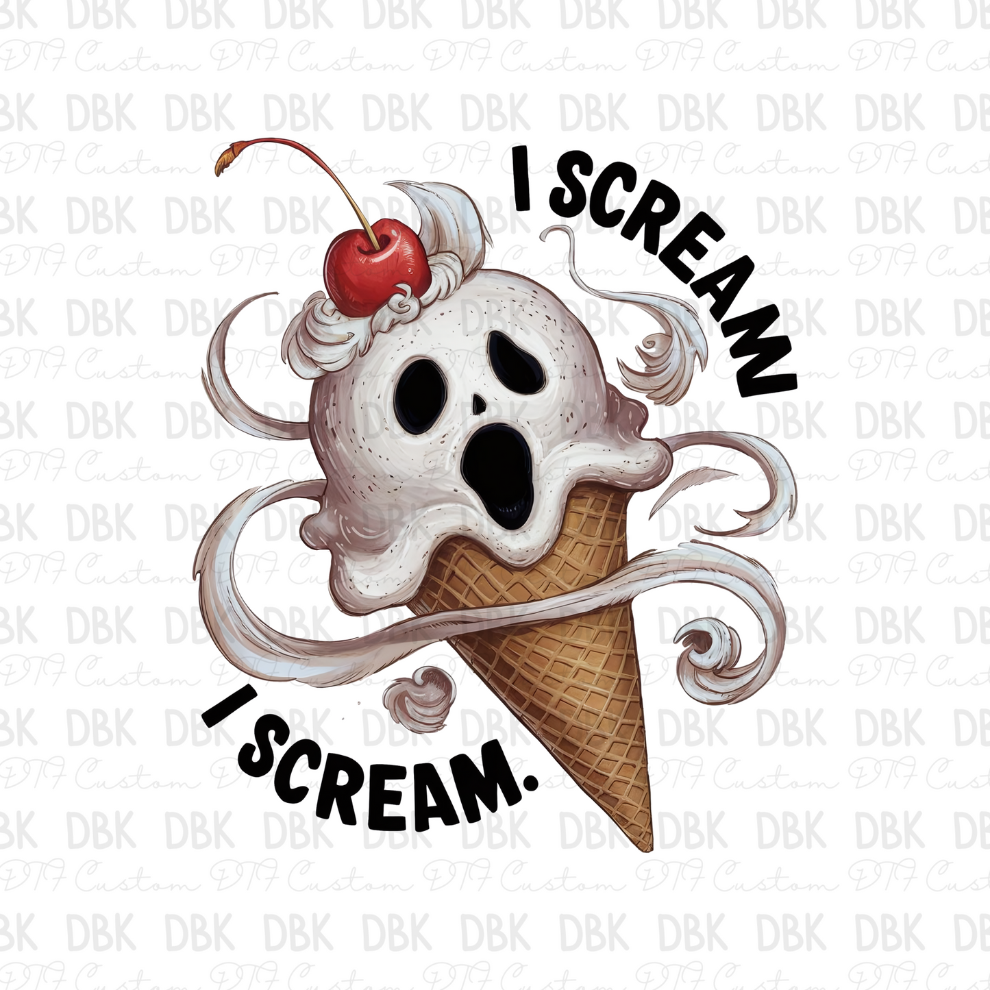 I scream DTF transfer H210