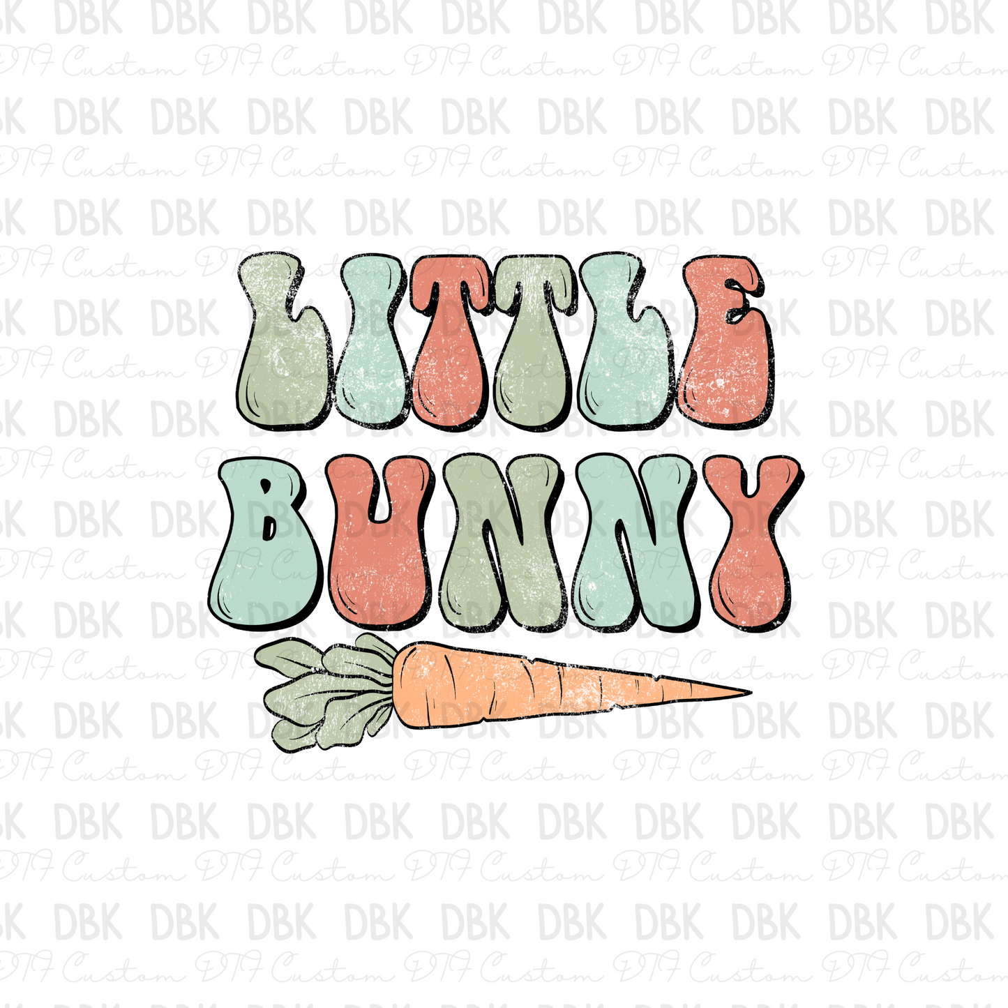 Little Bunny DTF Transfer W54