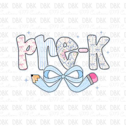 Pre-K DTF Transfer A233