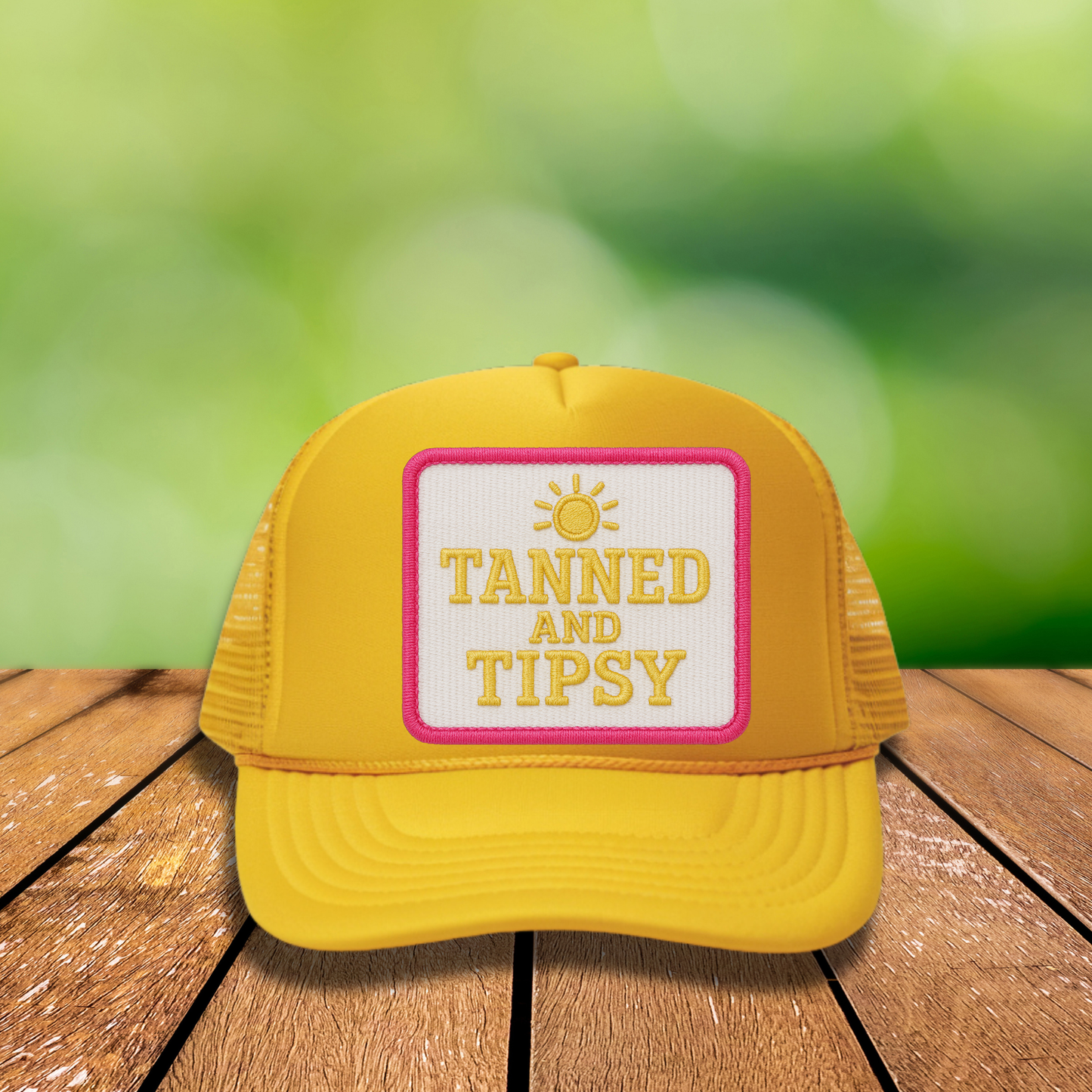 Tanned and Tipsy DTF transfer B377