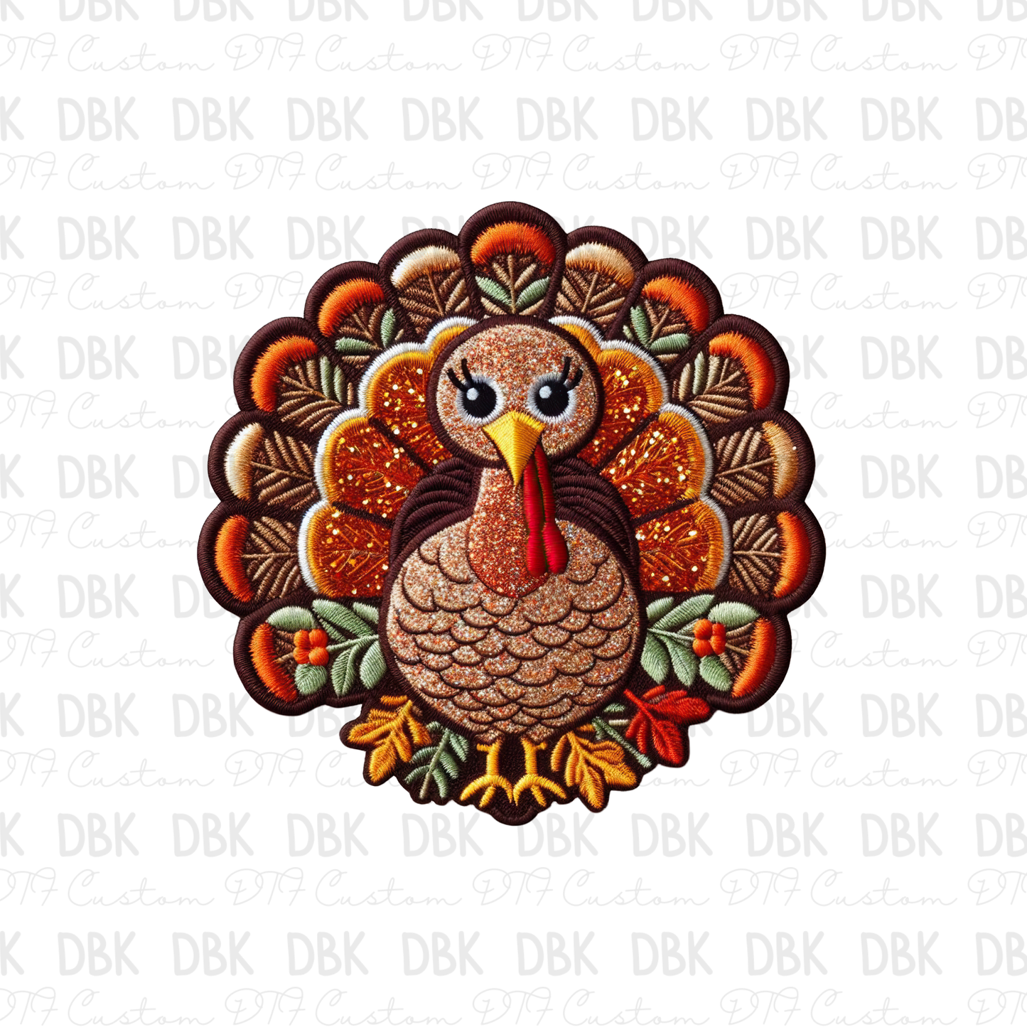 Turkey DTF transfer B298