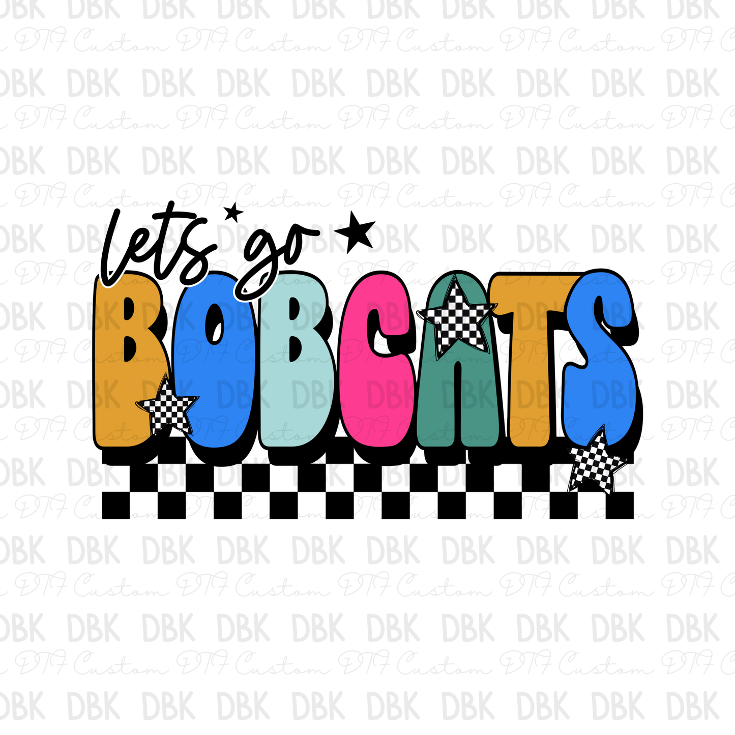 Bobcats DTF Transfer