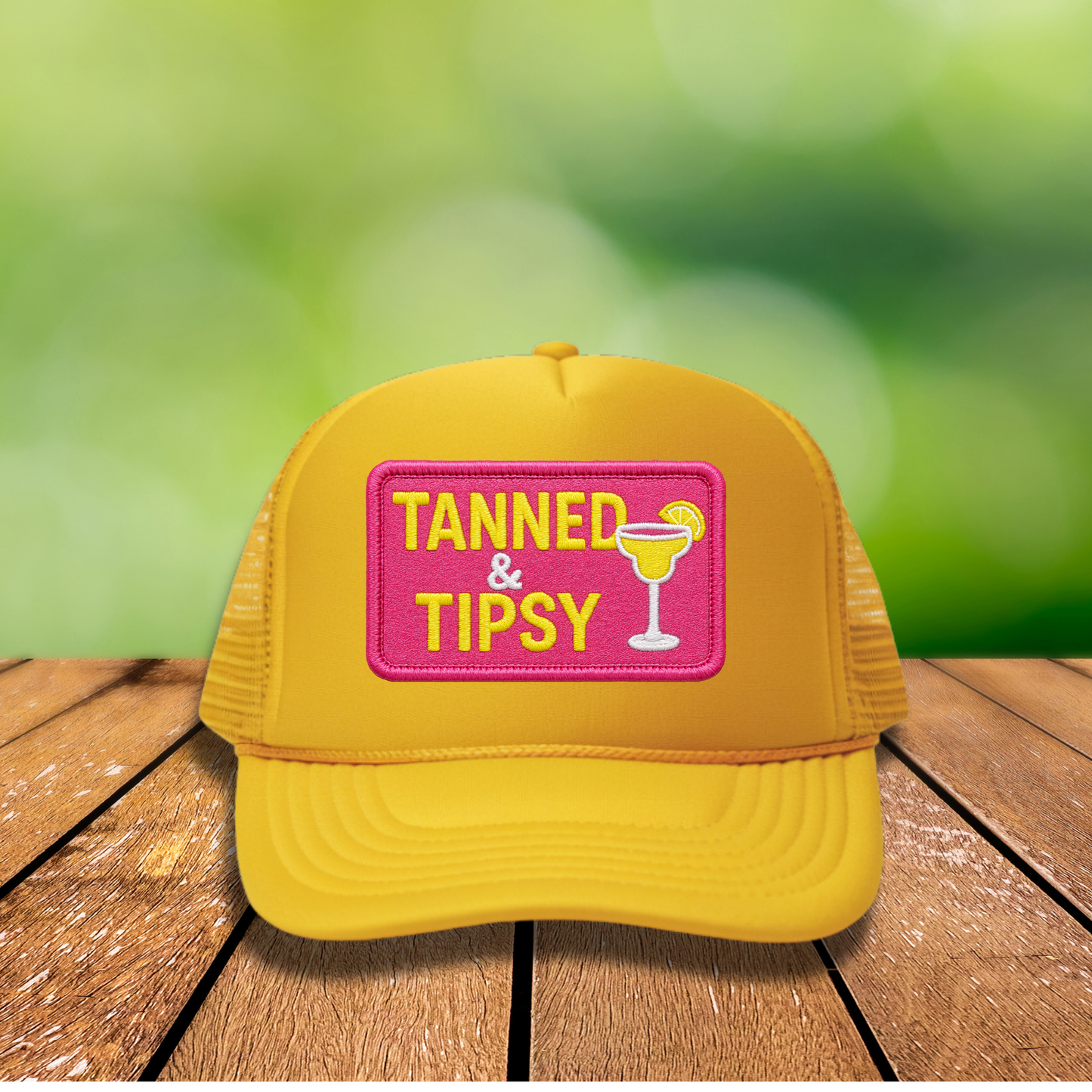 Tanned and Tipsy DTF transfer B379