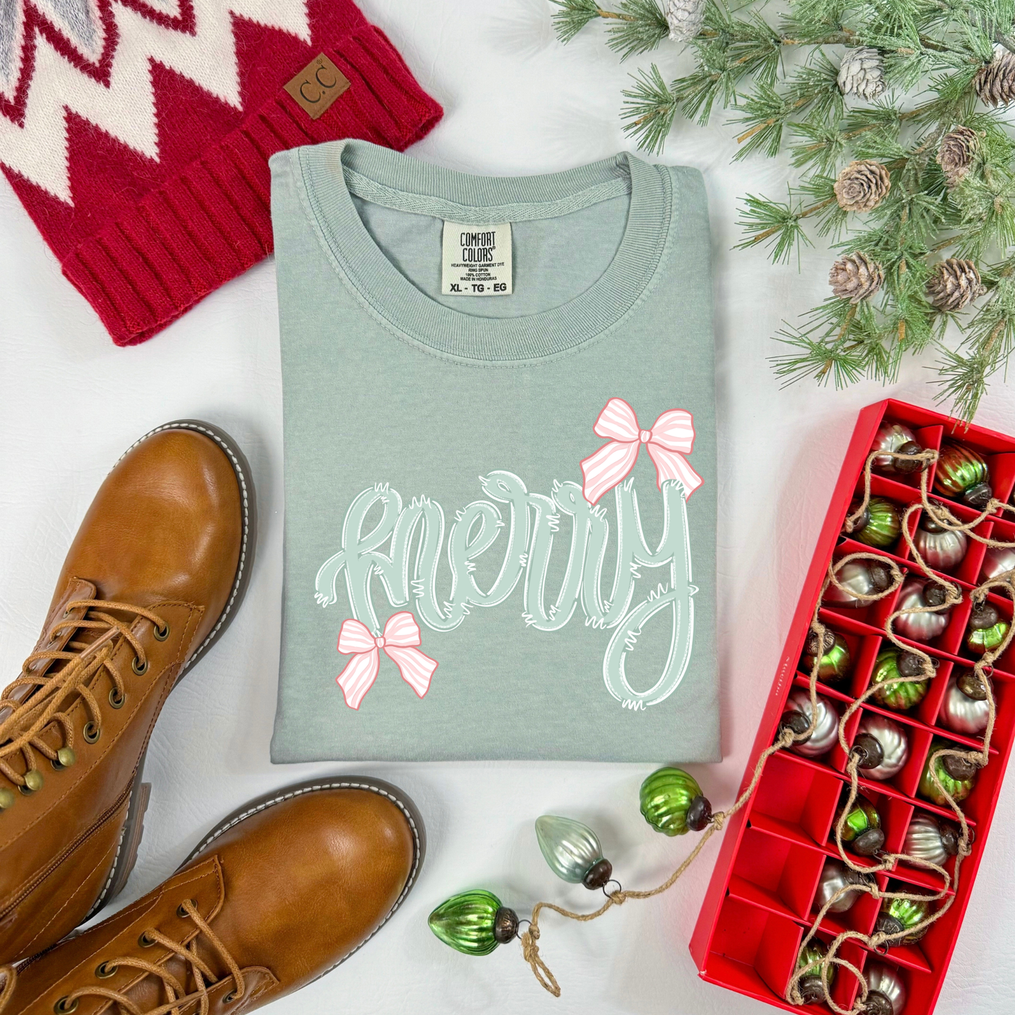 Pastel Merry DTF Transfer