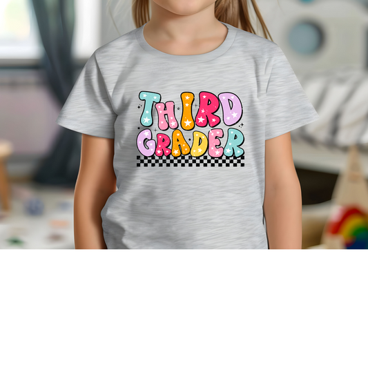 Third Grade DTF transfer A158