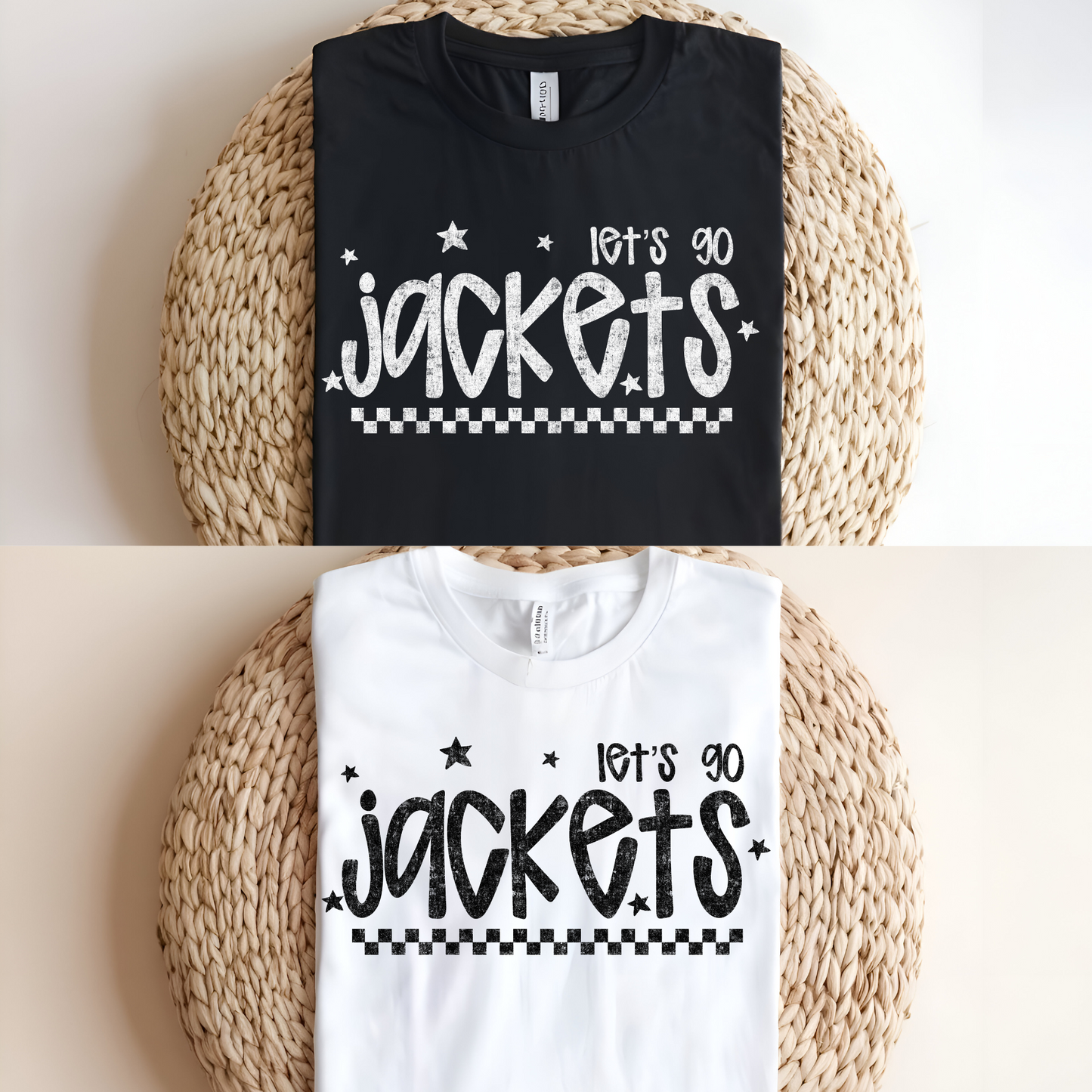 JACKETS DTF Transfer WHITE M164