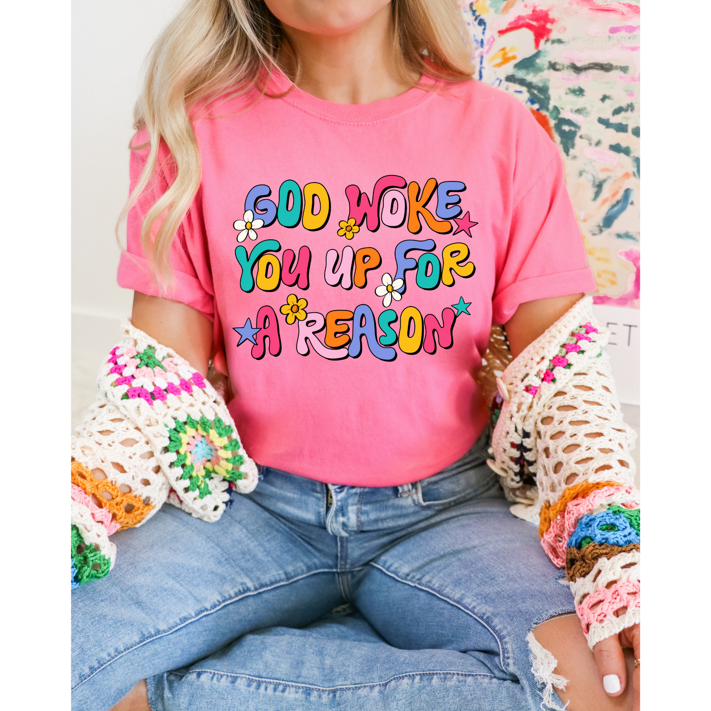 God woke you up for a reason DTF Transfer FT56