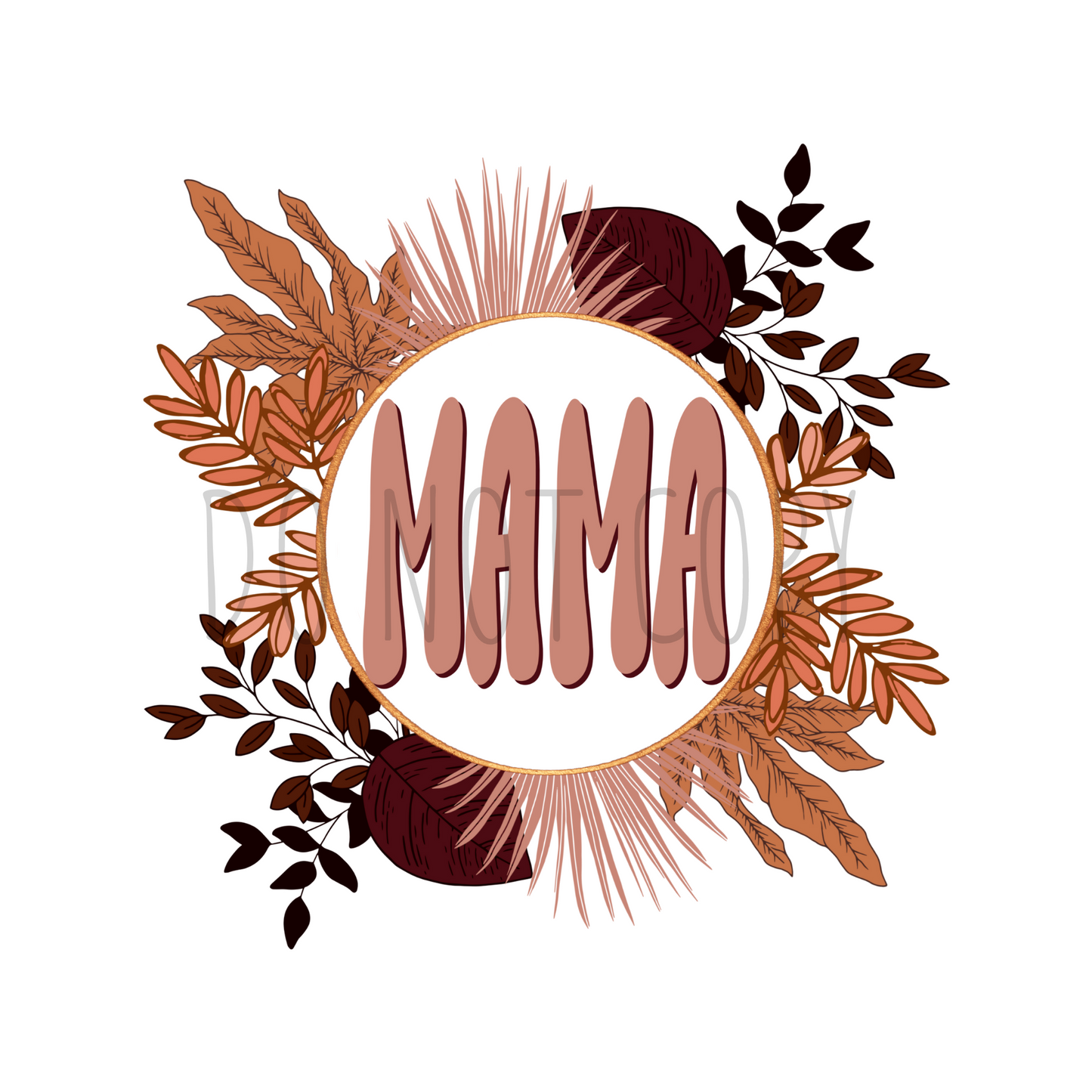 Mama Fall DTF transfer N146