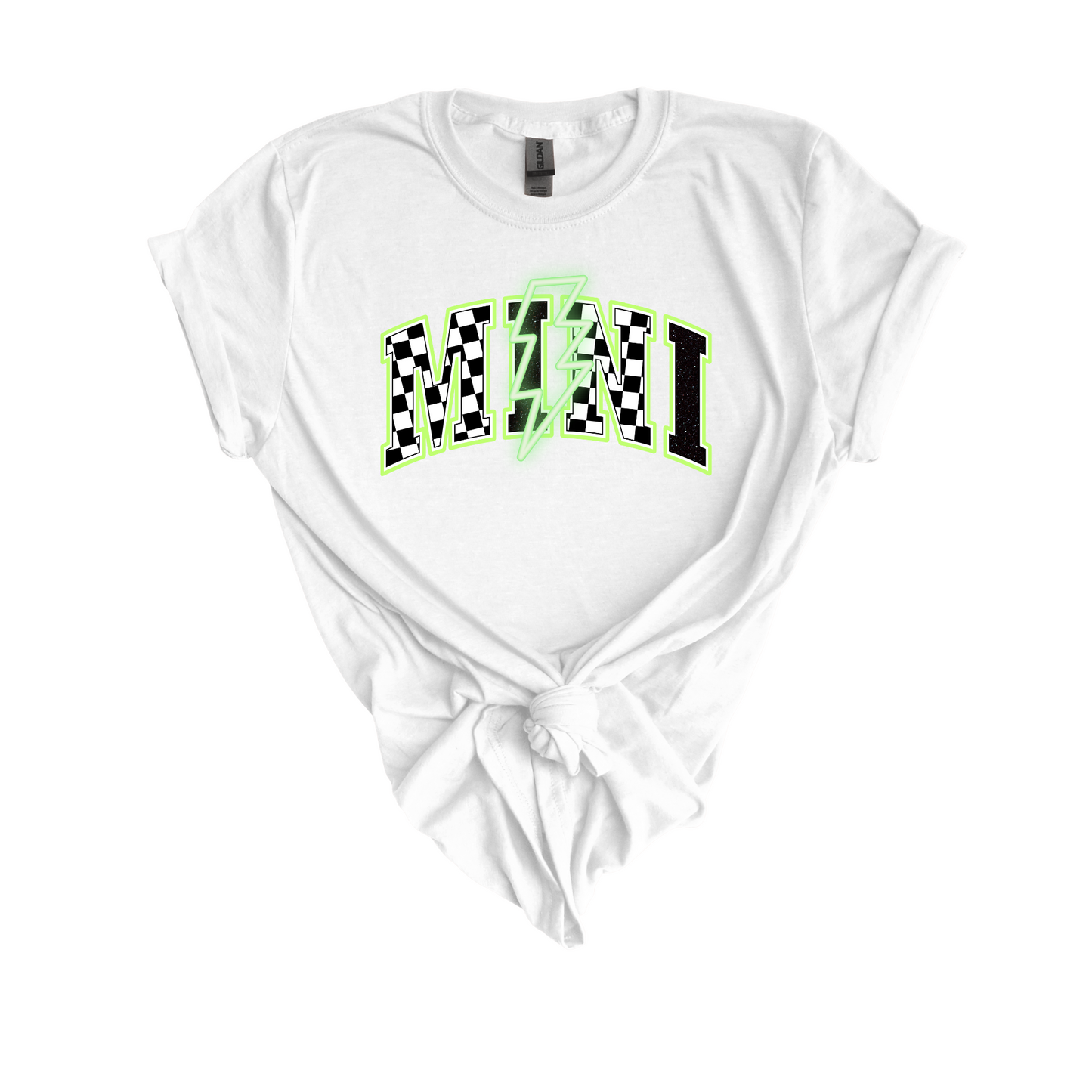 Mini Neon Green Bolt DTF Transfer K90