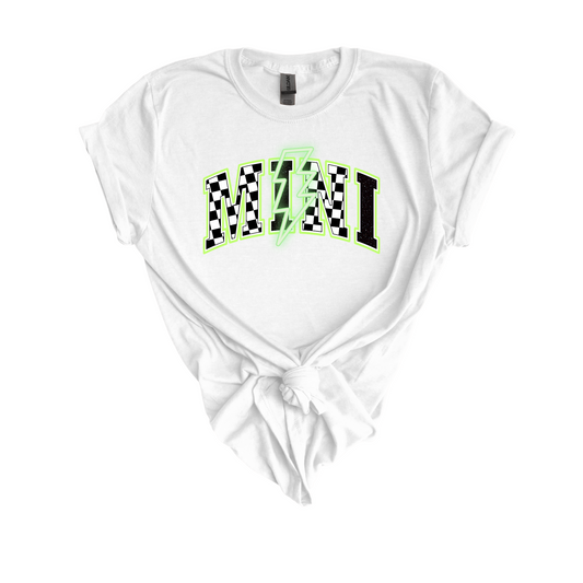 Mini Neon Green Bolt DTF Transfer K90