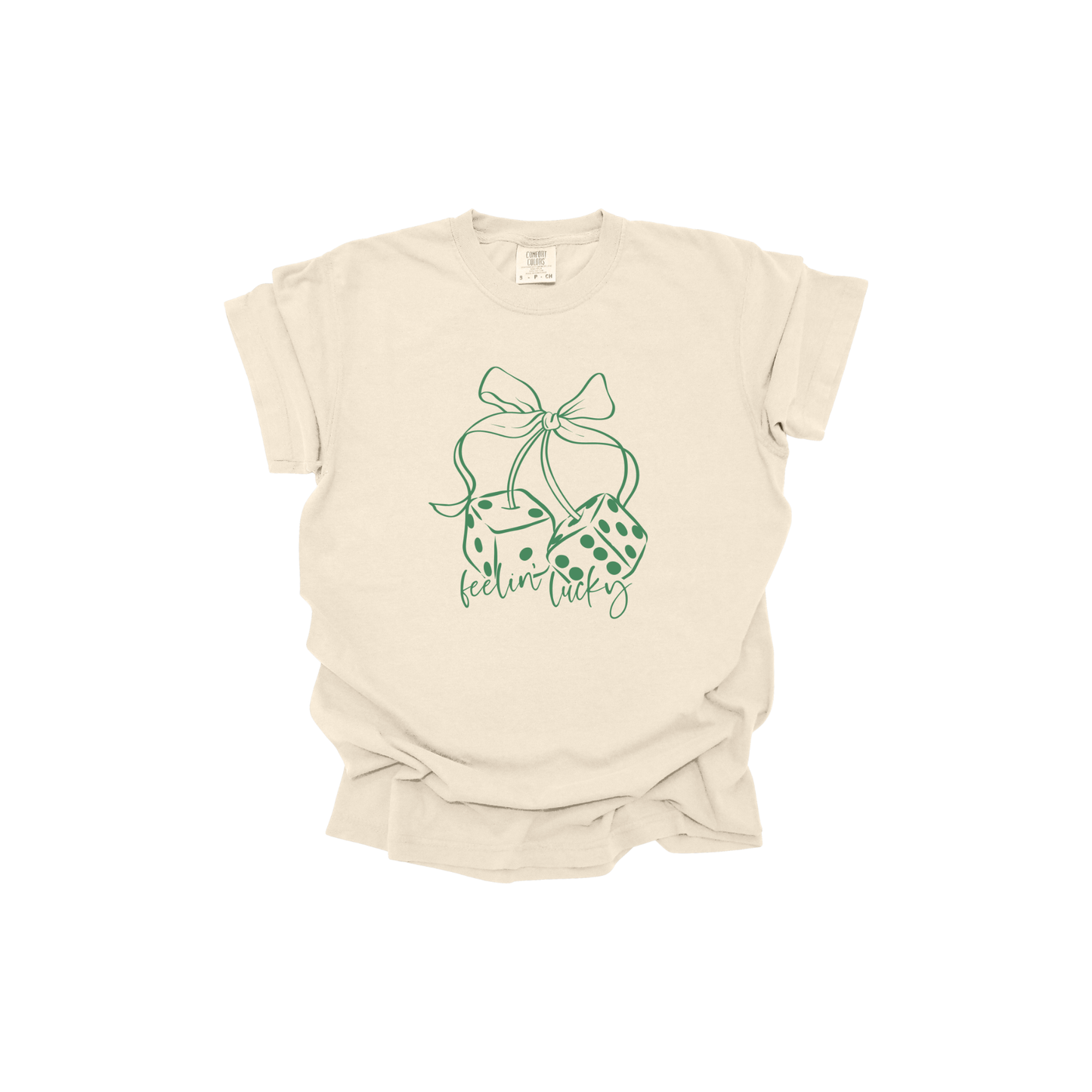 Feelin Lucky DTF transfer Green