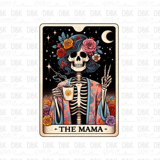 The mama Tarot DTF transfer