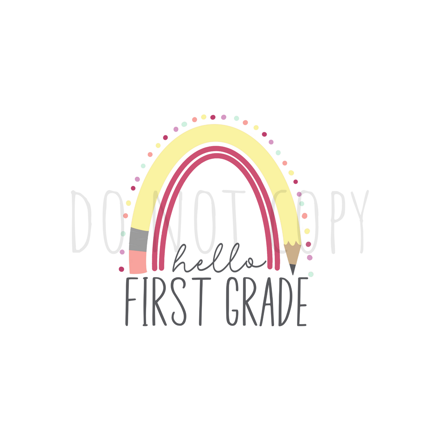 BYD First grade Rainbow DTF transfer A6