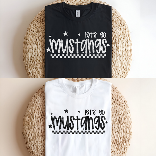 MUSTANGS DTF Transfer BLACK