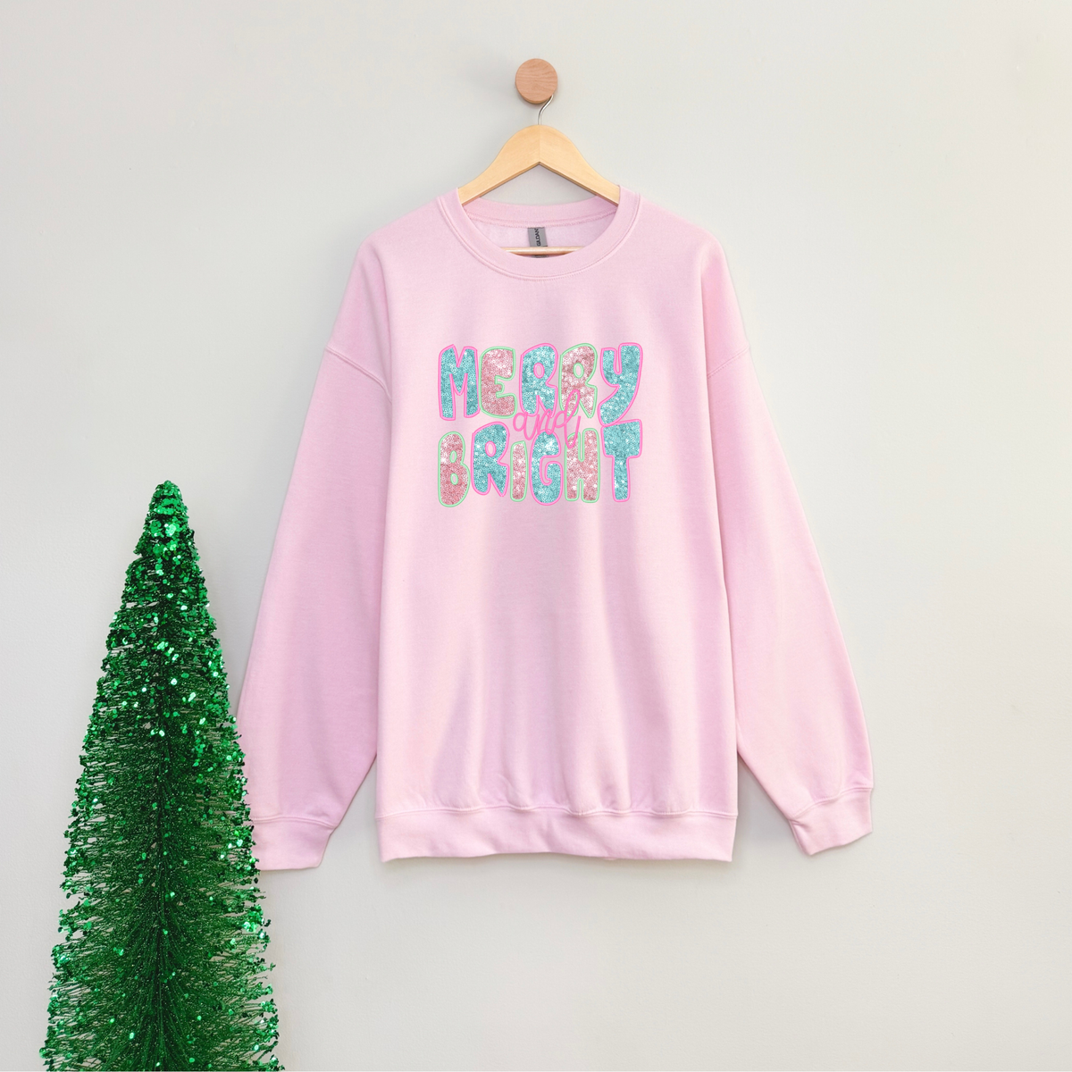 Merry and Bright DTF Transfer