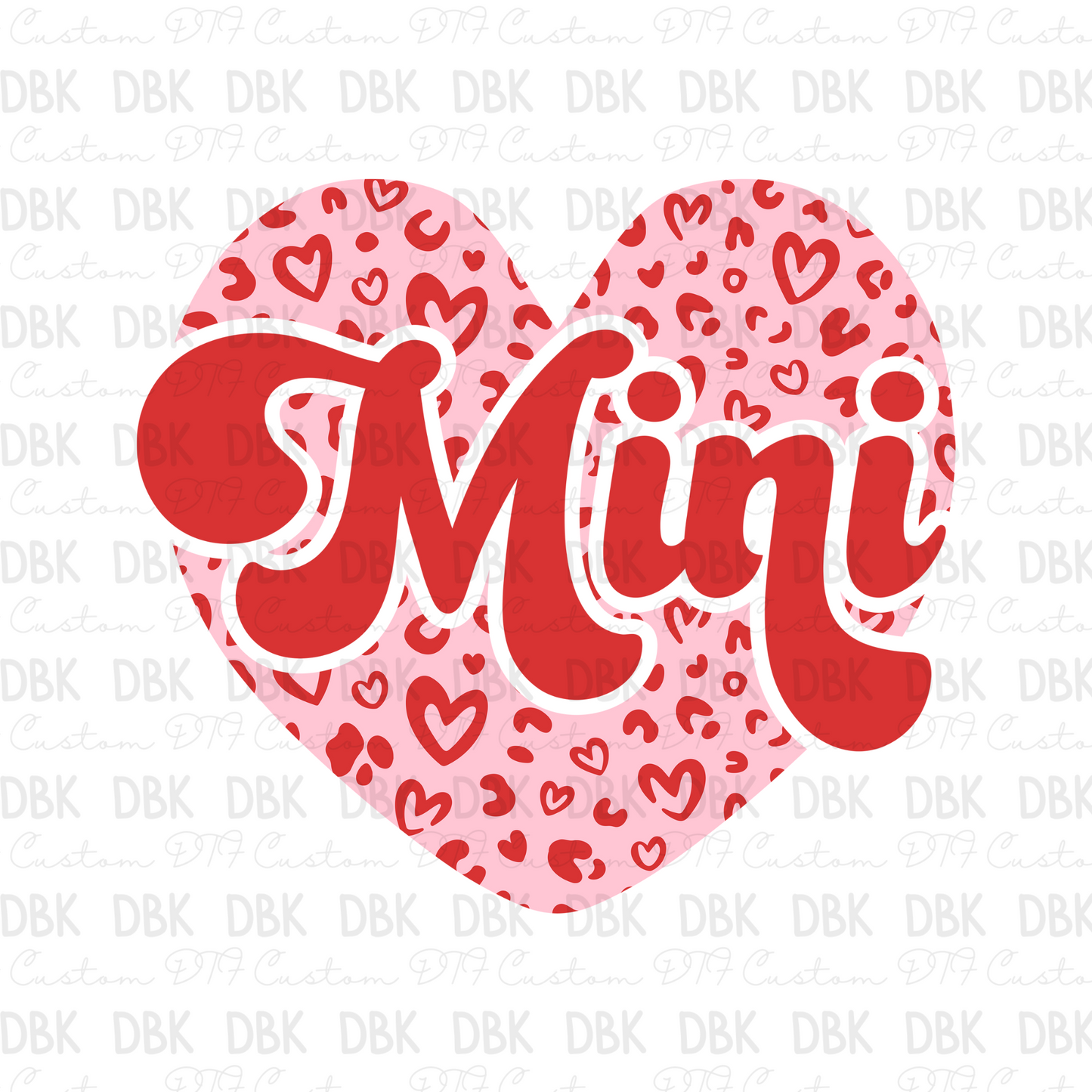 Mini DTF transfer